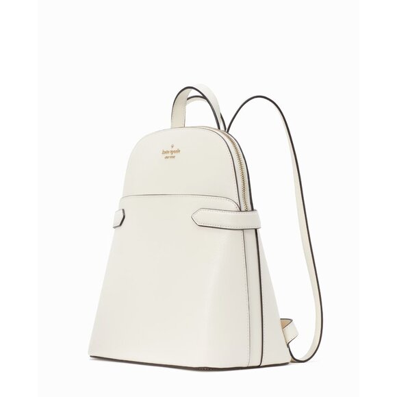 New Kate Spade Staci Saffiano Leather Dome Backpack Meringue - Picture 5 of 5